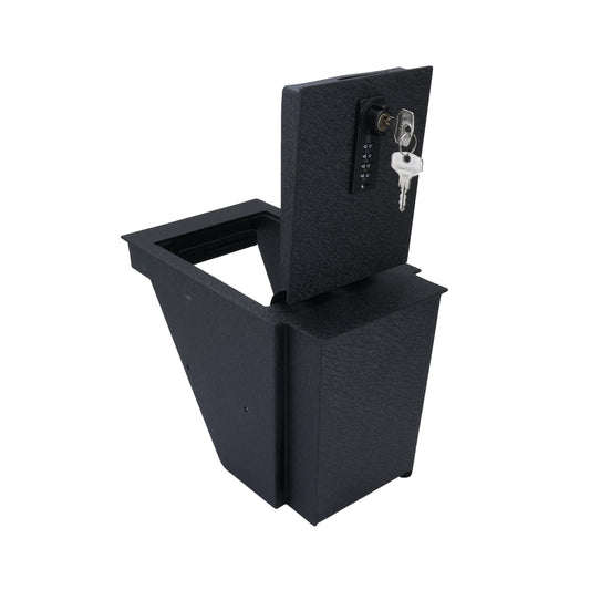 Center Console Gun Safe for 2022-2025 Nissan pathfinder, 4-Digit Combination Lock with Key