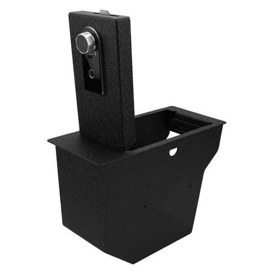 Center Console Safe for 2024-2026 Chevrolet Blazer EV, Fingerprint Lock with Key