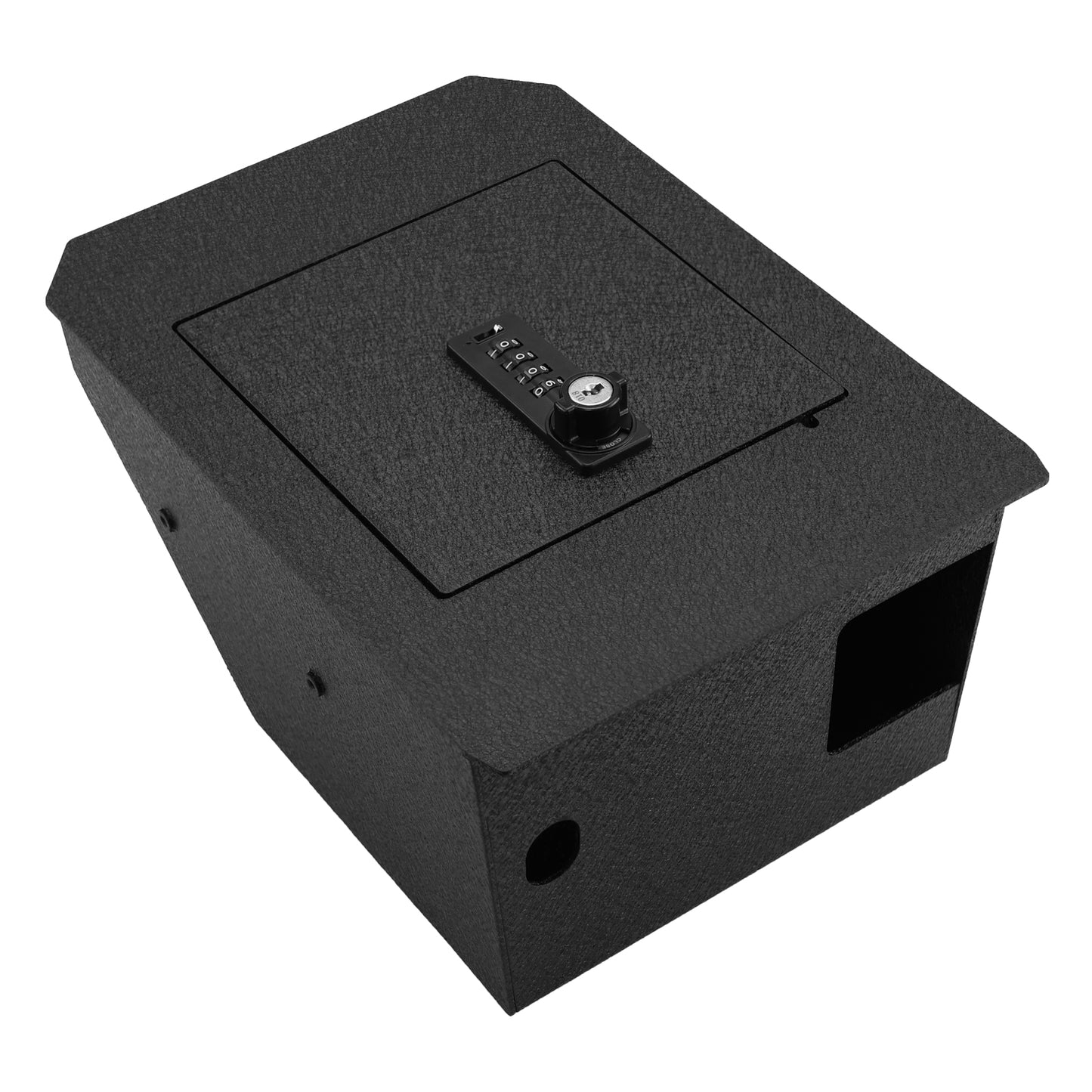 Pro Center Console Gun Safe for 2024-2025 Tesla Cybertruck, 4-Digit Combination Lock with Key