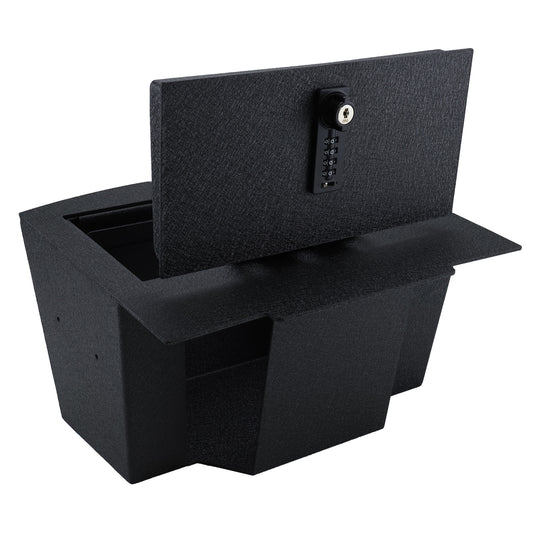 Pro Center Console Safe Gun Safe for 2009-2018 Dodge Ram 1500 2500 3500 and 2019 Dodge Ram 1500 Classic, 4-Digit Combination Lock with Key