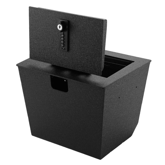 Center Console Gun Safe for 2022-2025 Jeep Grand Wagoneer, 4-Digit Combination Lock with Key