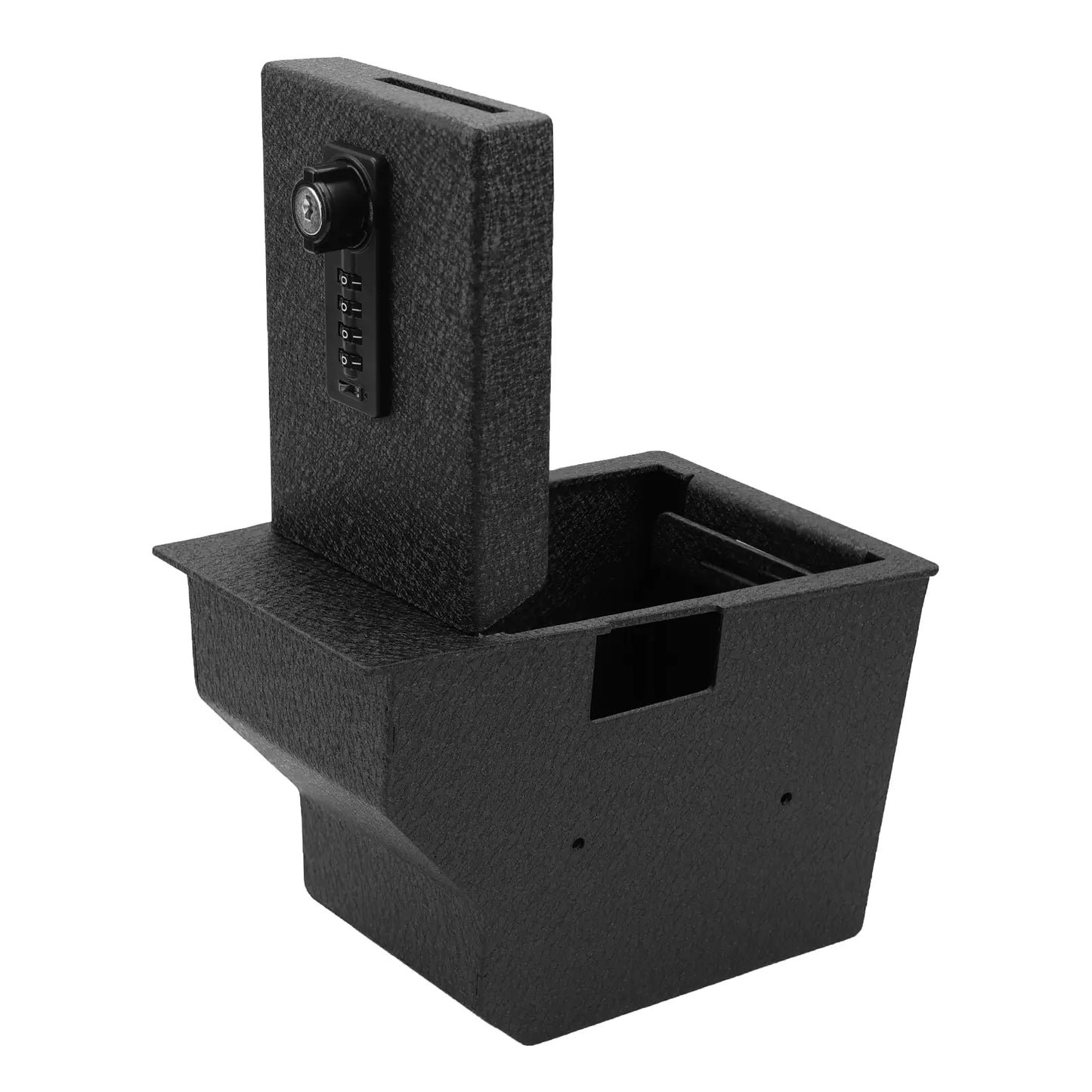 Center Console Safe for 2020-2026 Cadillac XT5/XT6, 4-Digit Combination Lock with Key