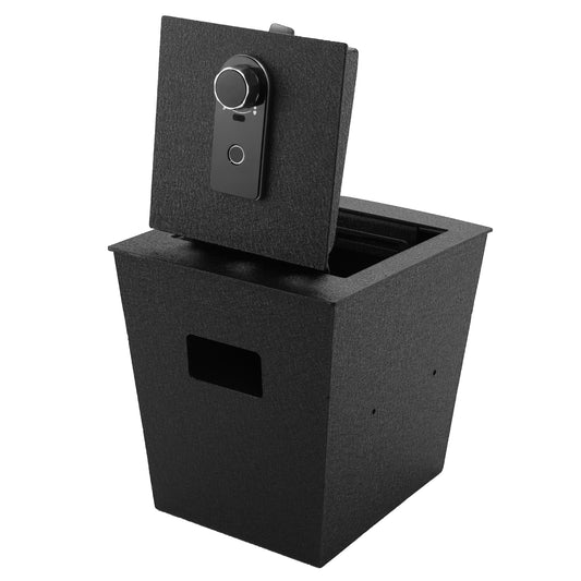 Center Console Gun Safe for 2024-2026 Chevrolet Traverse/GMC Acadia, Fingerprint Lock with Key