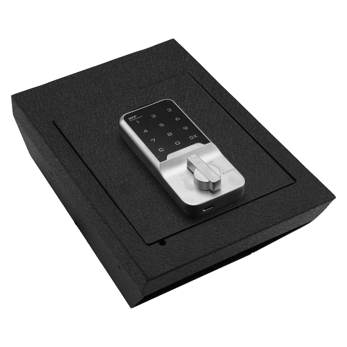 Pro Center Console Safe Gun Safe for 2021-2025 Tesla Model X and Model S, Electronic Number Lock