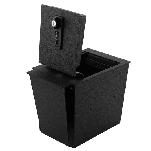 Center Console Gun Safe for 2024-2025 Subaru Crosstrek, 4-Digit Combination Lock with Key