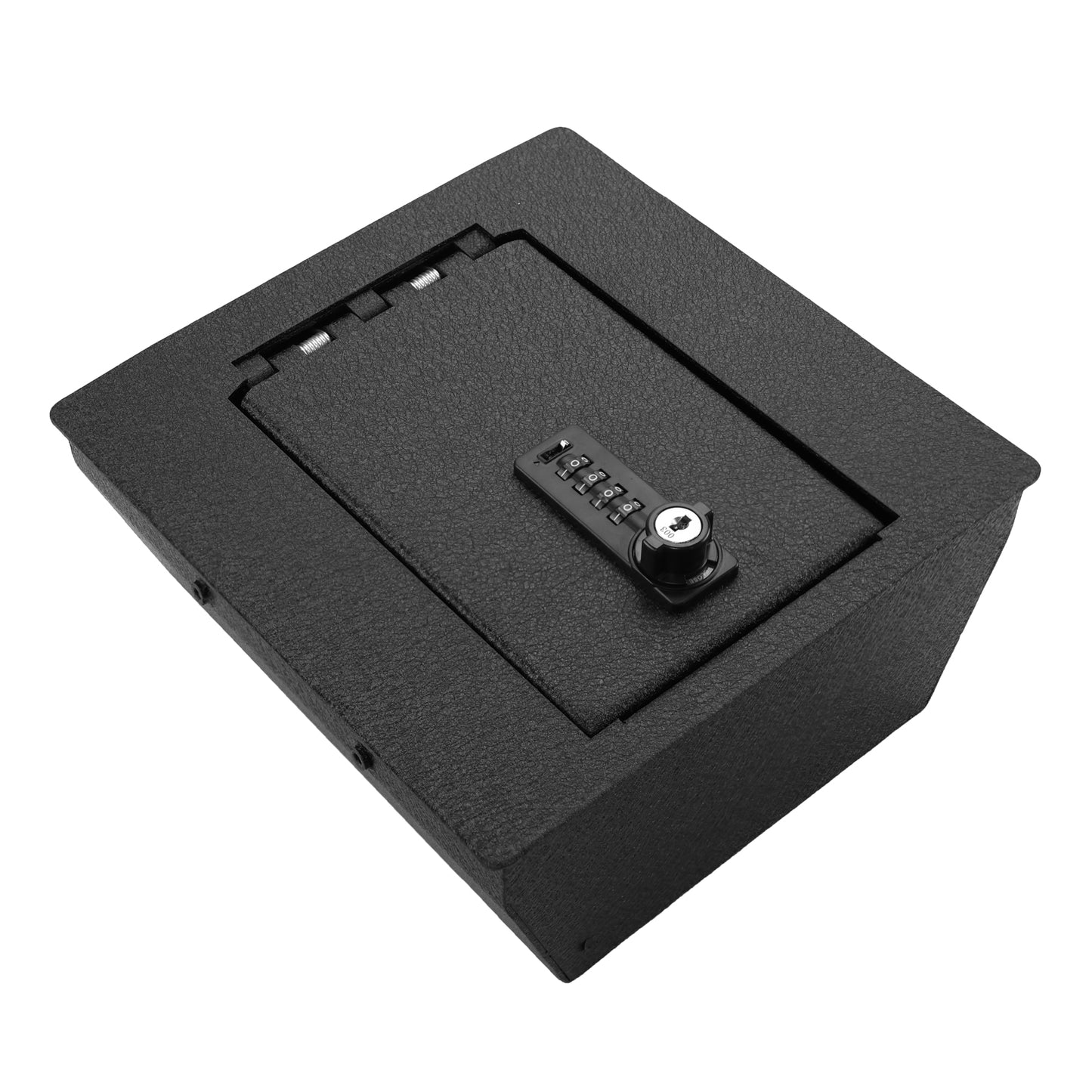 Center Console Gun Safe for 2024-2025 Toyot Grandhighlander, 4-Digit Combination Lock with Key