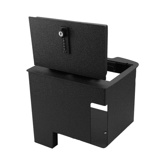 Pro Center Console Gun Safe for 2007-2013 Chevrolet Silverado 1500, 4-Digit Combination Lock with Key