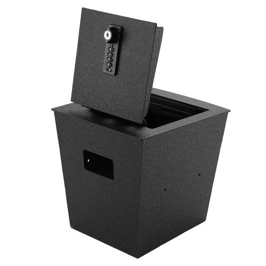 Center Console Gun Safe for 2024-2026 Chevrolet Traverse/GMC Acadia, 4-Digit Combination Lock with Key