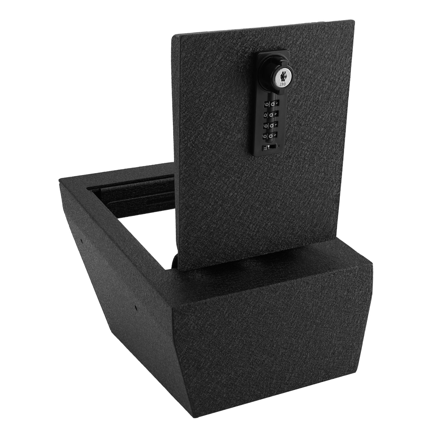 Pro Center Console Gun Safe for 2021-2025 Tesla Model S and Model X, 4-Digit Combination Lock with Key