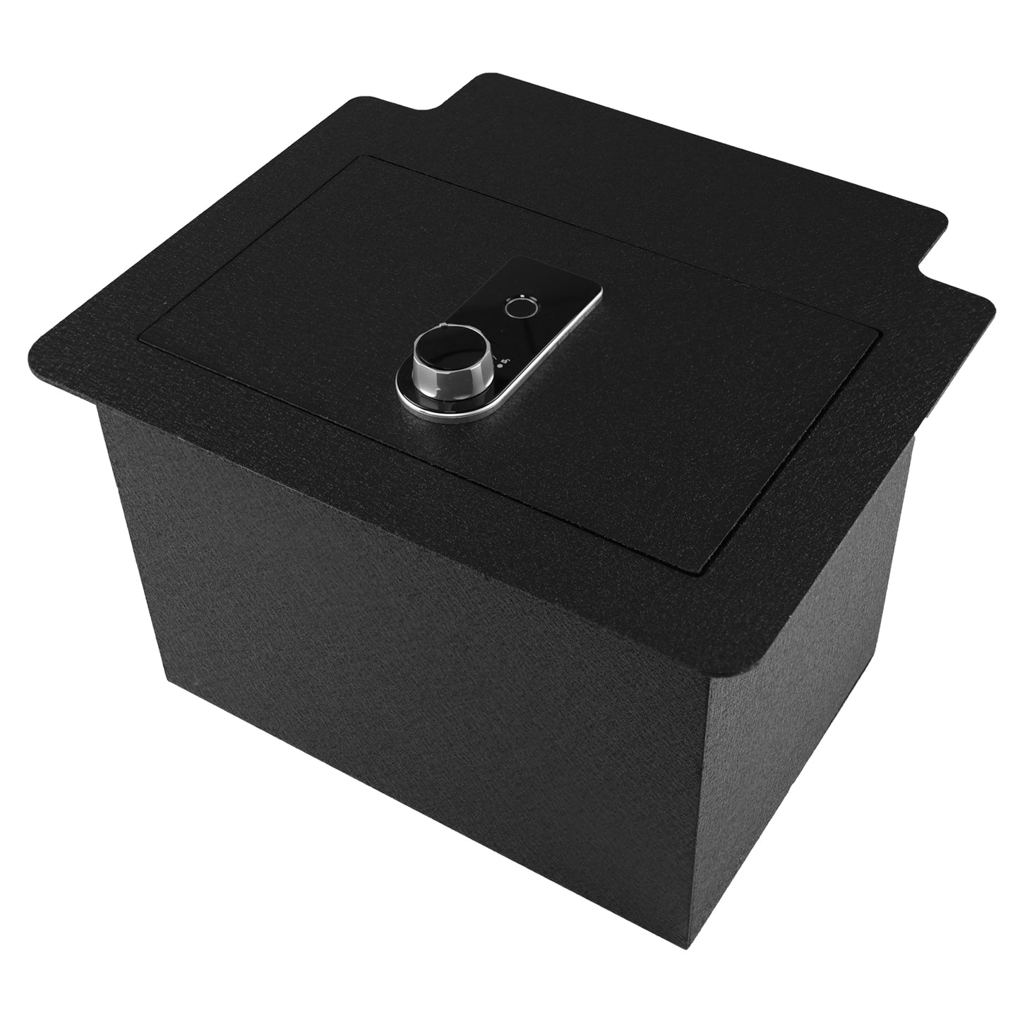 Pro Center Console Safe Gun Safe for 2021-2025 Chevrolet Suburban/Tahoe GMC Yukon Denali and Yukon/Yukon XL Console Safe, Fingerprint Lock with Key