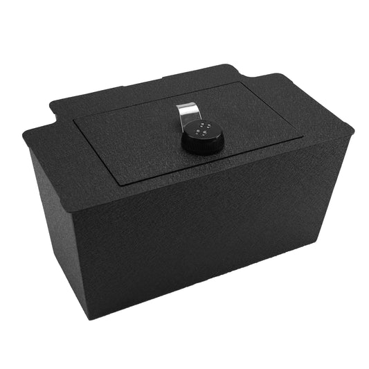 Pro Center Console Safe Gun Safe for 2023-2025 Chevy Silverado 1500,2500HD,3500HD 2023-2025 GMC Sierra 1500 and 2024 GMC 2500, 4-Digit Combination Lock