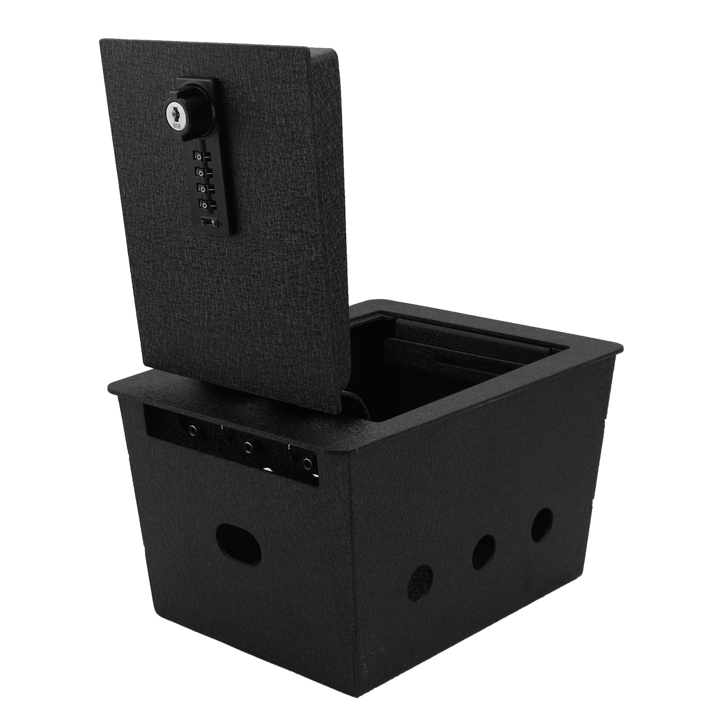 Pro Center Console Gun Safe for 2026 Hyundai Palisade, 4-Digit Combination Lock with Key