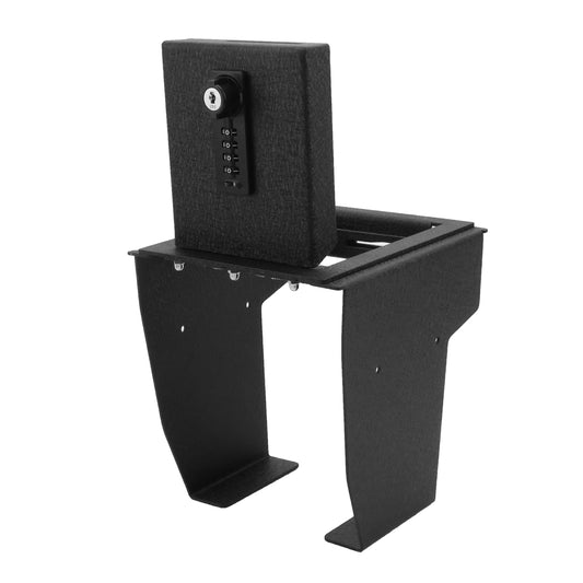 Center Console Gun Safe for 2017-2025 Mazda CX-5, 4-Digit Combination Lock with Key