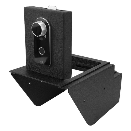 Center Console Gun Safe for 2019-2024 Benz G550, Fingerprint Lock with Key