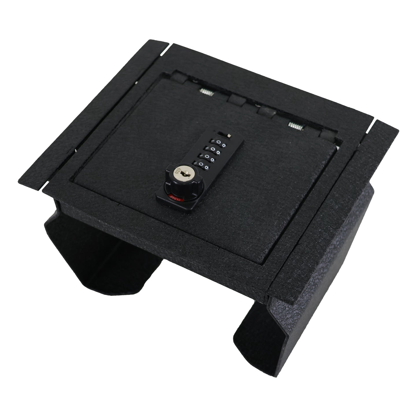 Center Console Gun Safe for 2016-2024 Toyota Hilux, 4-Digit Combination Lock with Key
