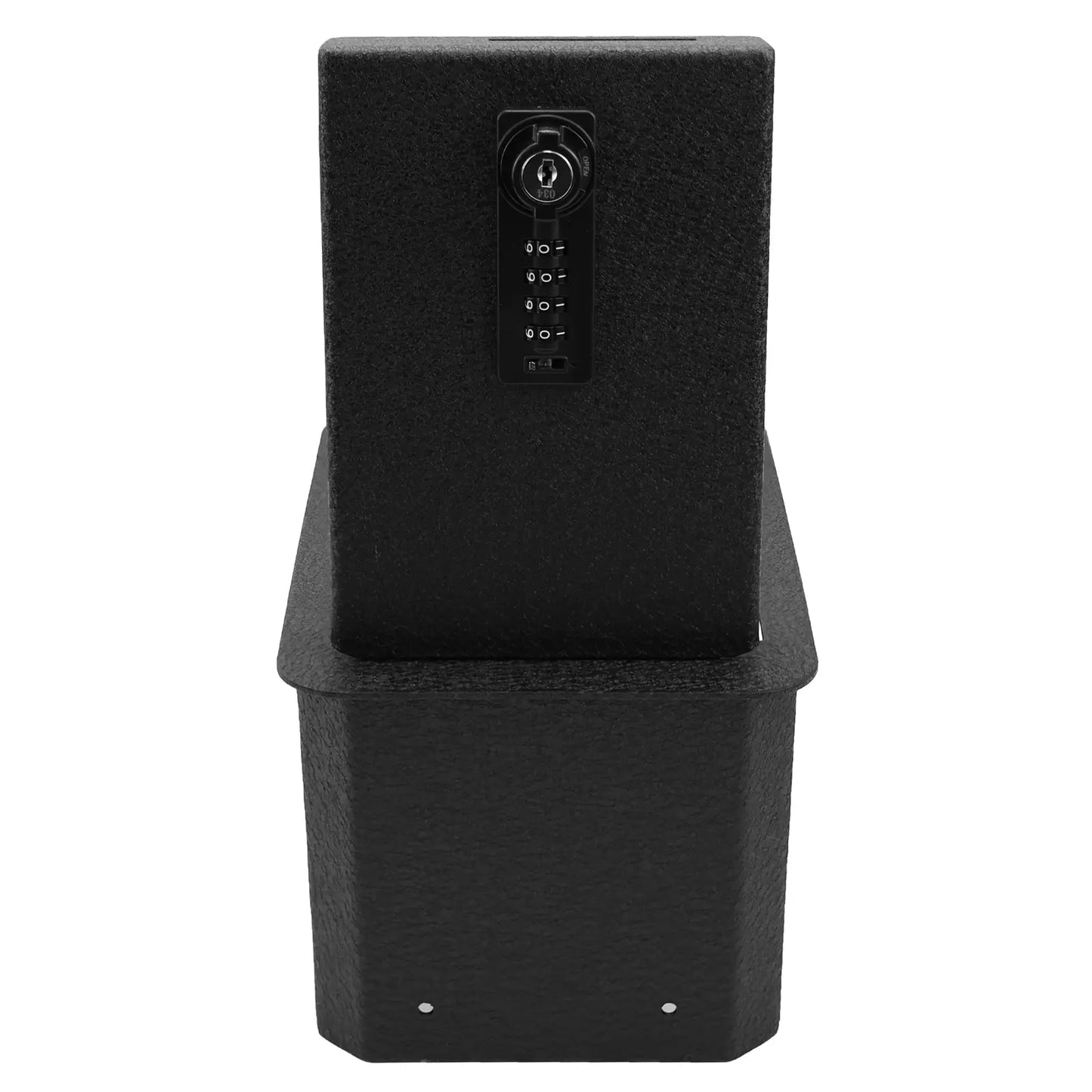 Center Console Safe for 2025-2026 Infiniti QX80, 4-Digit Combination Lock with Key