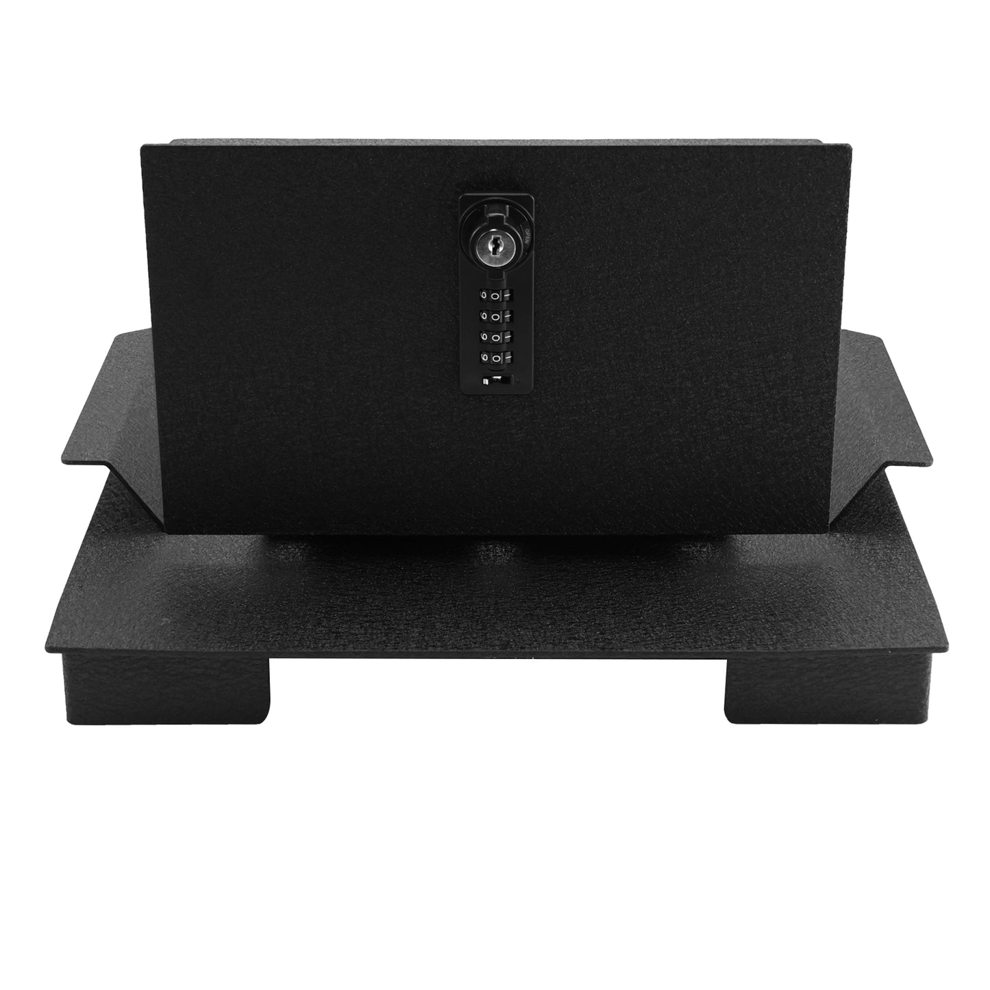 Pro Center Console Gun Safe for 2023-2026 Ford F250 Super Duty, 4-Digit Combination Lock with Key