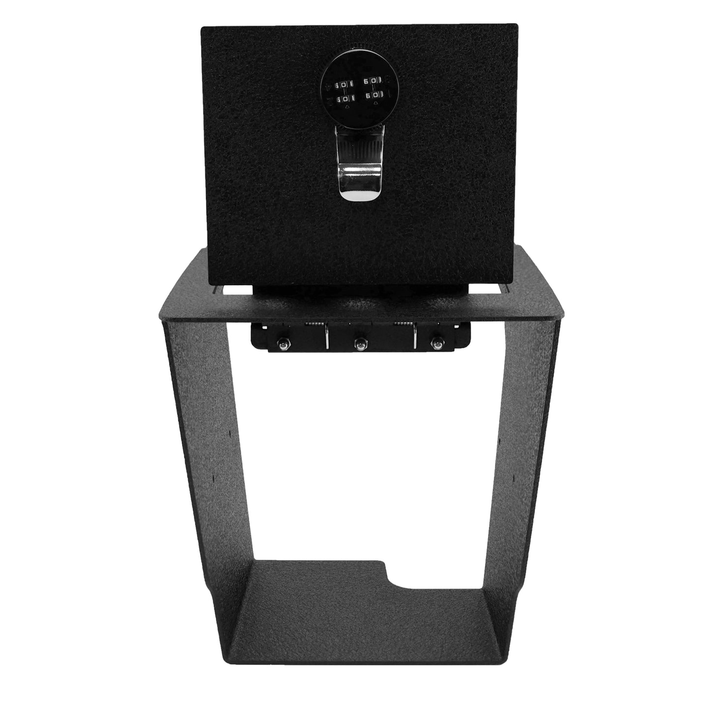 Center Console Gun Safe for 2022-2025 Nissan Frontier, 4-Digit Combo Lock