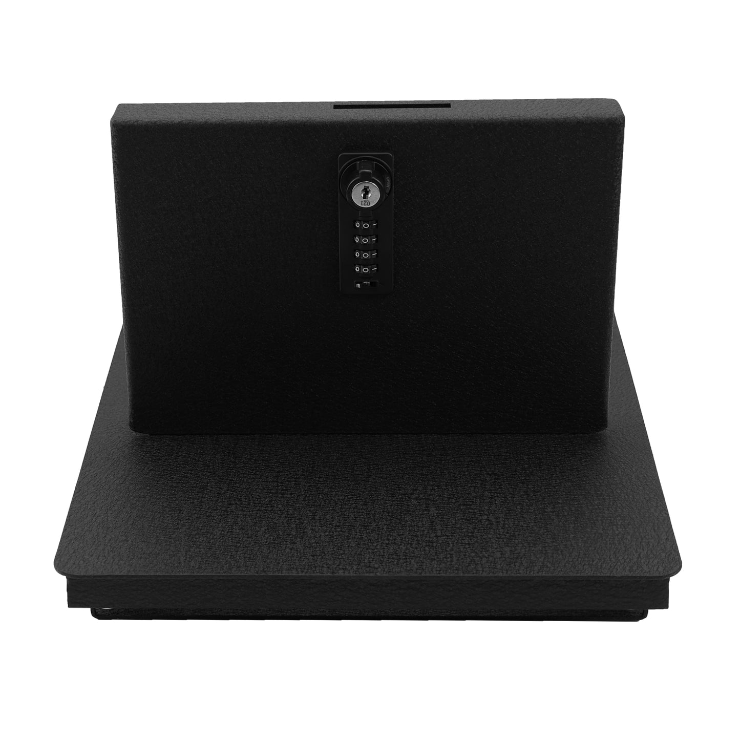 Underseat Console Gun Safe for 2006-2019 Dodge Ram 1500/2500/3500, 4-Digit Combination Lock with Key