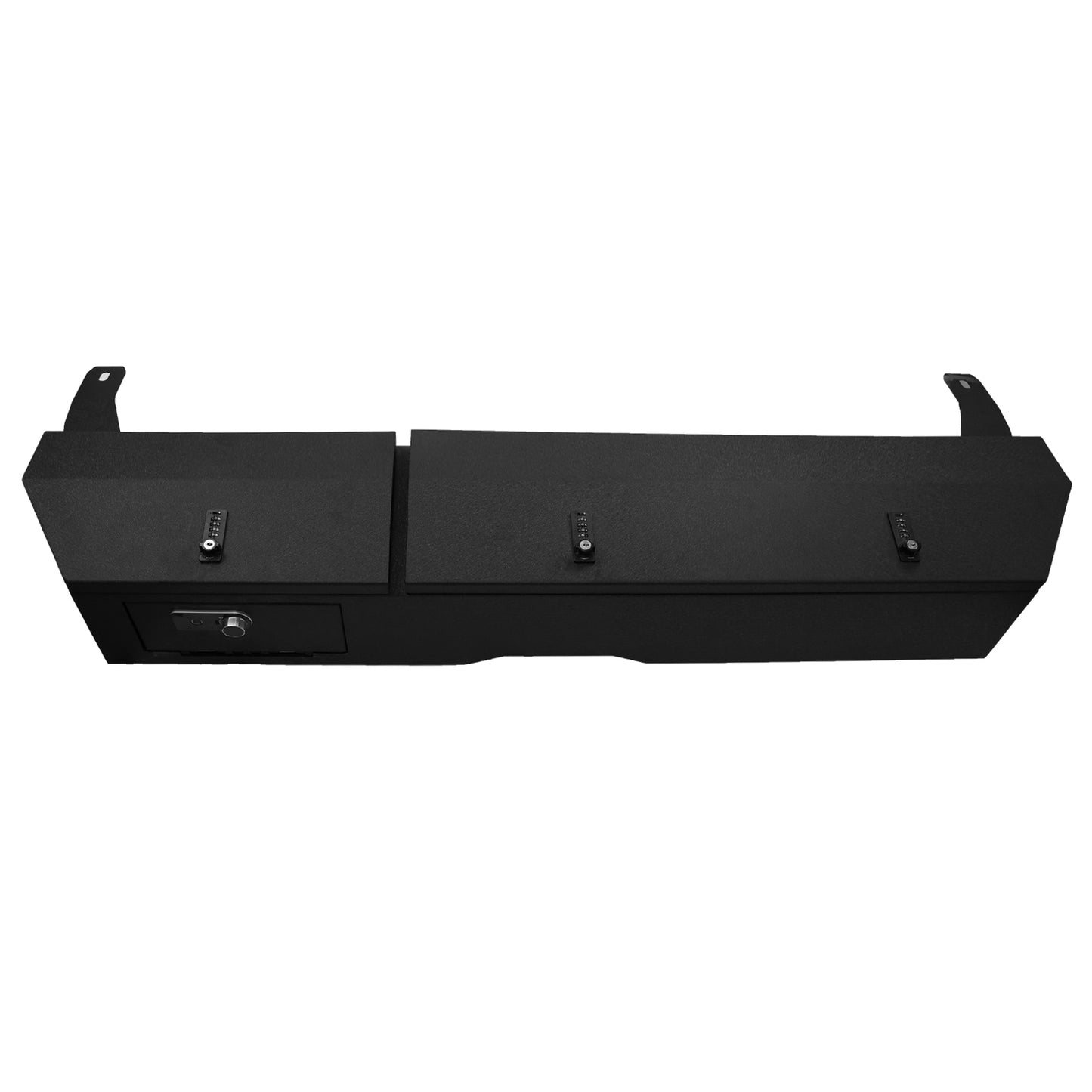 Underseat Console Gun Safe for 2019-2026 Chevrolet Silverado 1500 (4 door model), Fingerprint Lock with Key