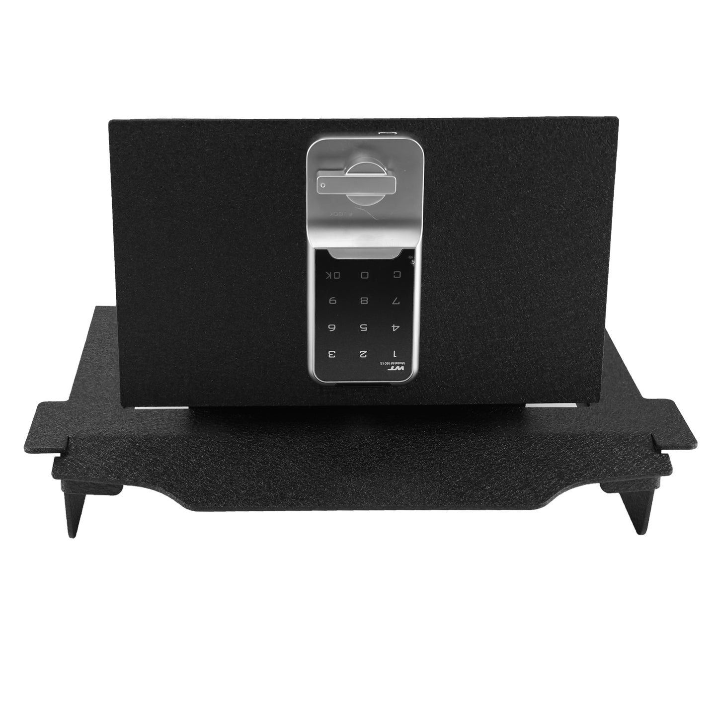 Pro Center Console Safe Gun Safe for 2021-2024 RAM TRX, 2022-2025 RAM GT, 2025 Ram RHO, Electronic Keypad Number Lock