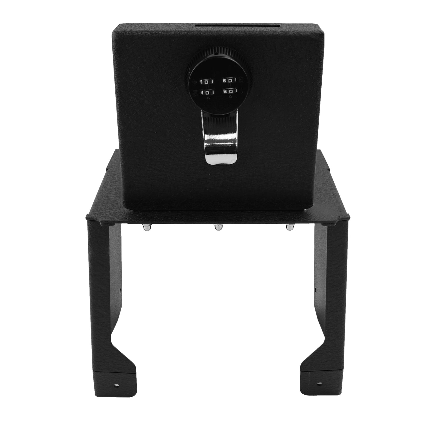 Center Console Gun Safe for 2025-2026 Ford Bronco [4 Door Automatic Transmission], 4-Digit Combo Lock