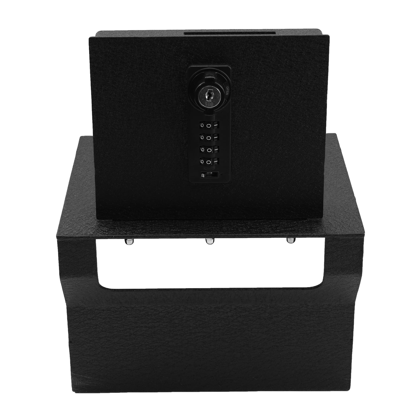 Center Console Gun Safe for 2025 Toyota 4Runner, 4-Digit Combination Lock with Key