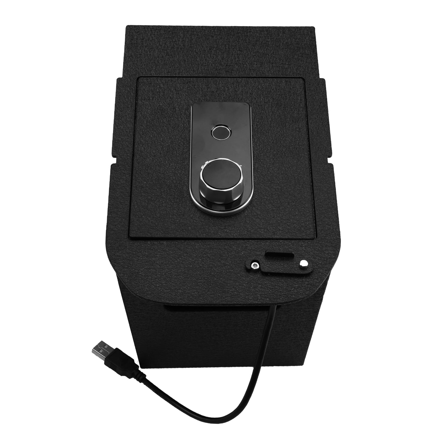 Pro Center Console Safe Gun Safe for 2019-2025 Toyota RAV4, Fingerprint Lock with Key