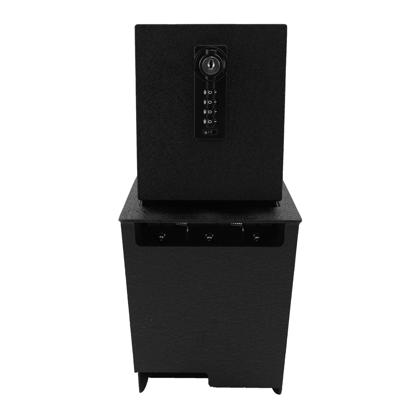 Pro Center Console Gun Safe for 2016-2025 Chevrolet Malibu, 4-Digit Combination Lock with Key