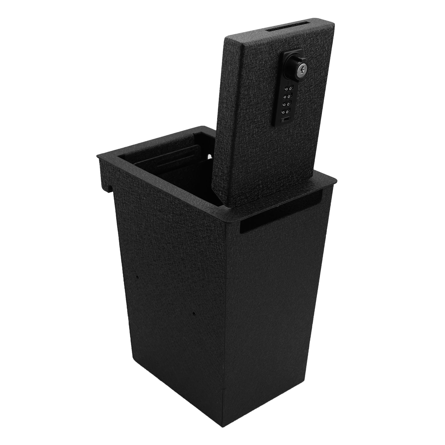 Center Console Safe for 2017-2024 Nissan Murano, 4-Digit Combination Lock with Key