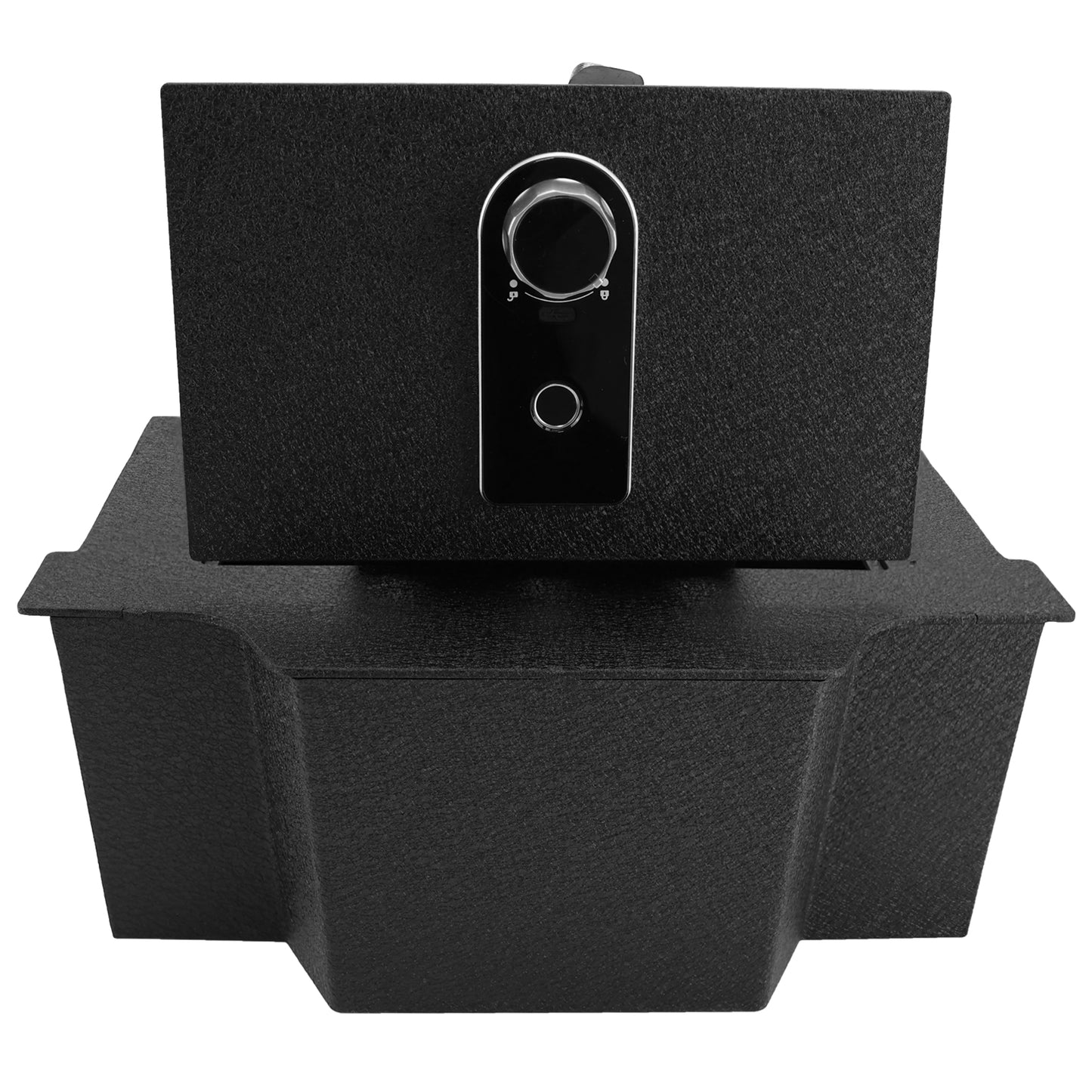 Pro Center Console Gun Safe for 2019-2025 Dodge Ram 1500/2500/3500, Fingerprint Lock with Key