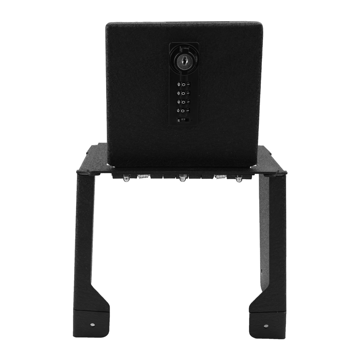 Center Console Gun Safe for 2025-2026 Ford Bronco [4 Door Automatic Transmission], 4-Digit Combination Lock with Key