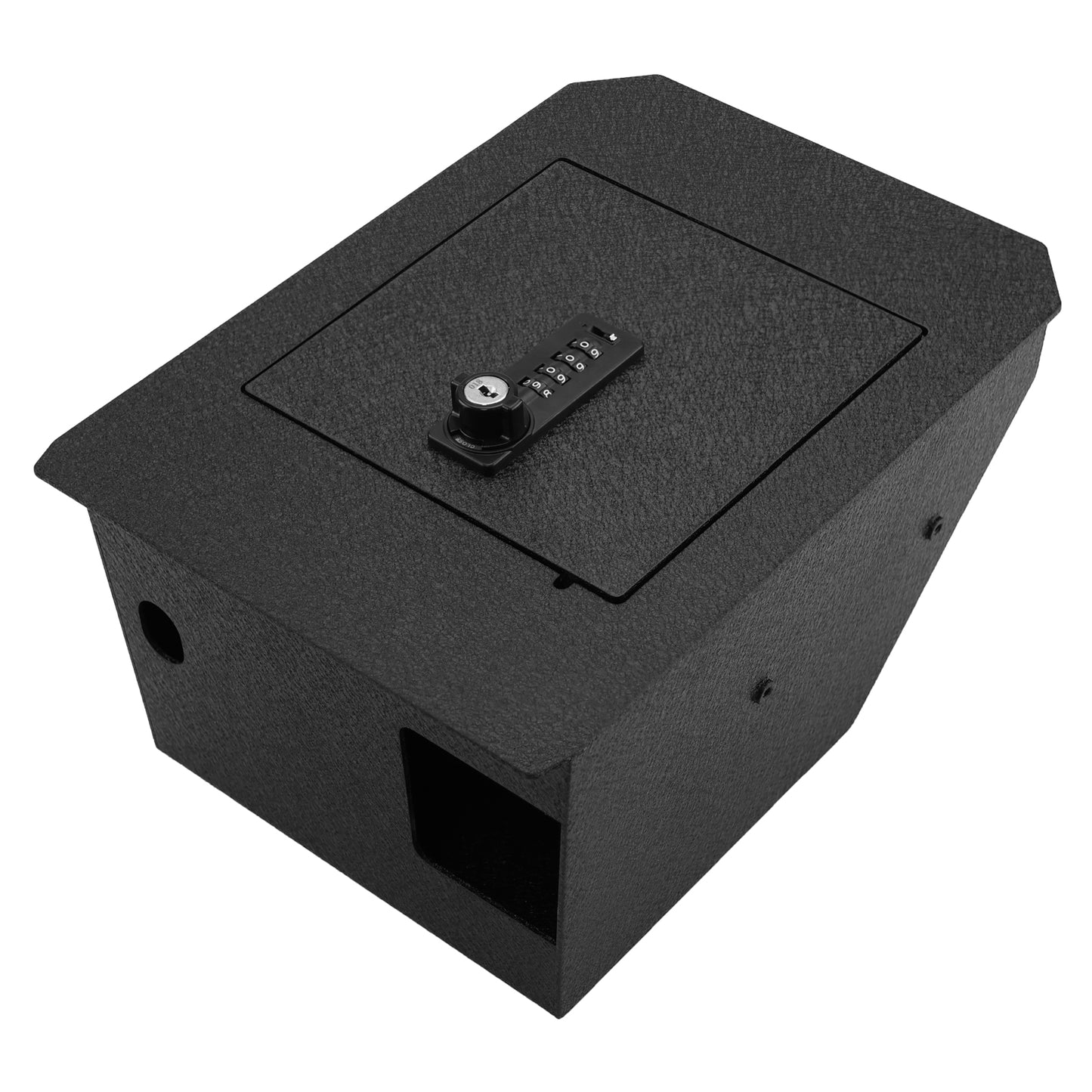 Pro Center Console Gun Safe for 2024-2025 Tesla Cybertruck, 4-Digit Combination Lock with Key