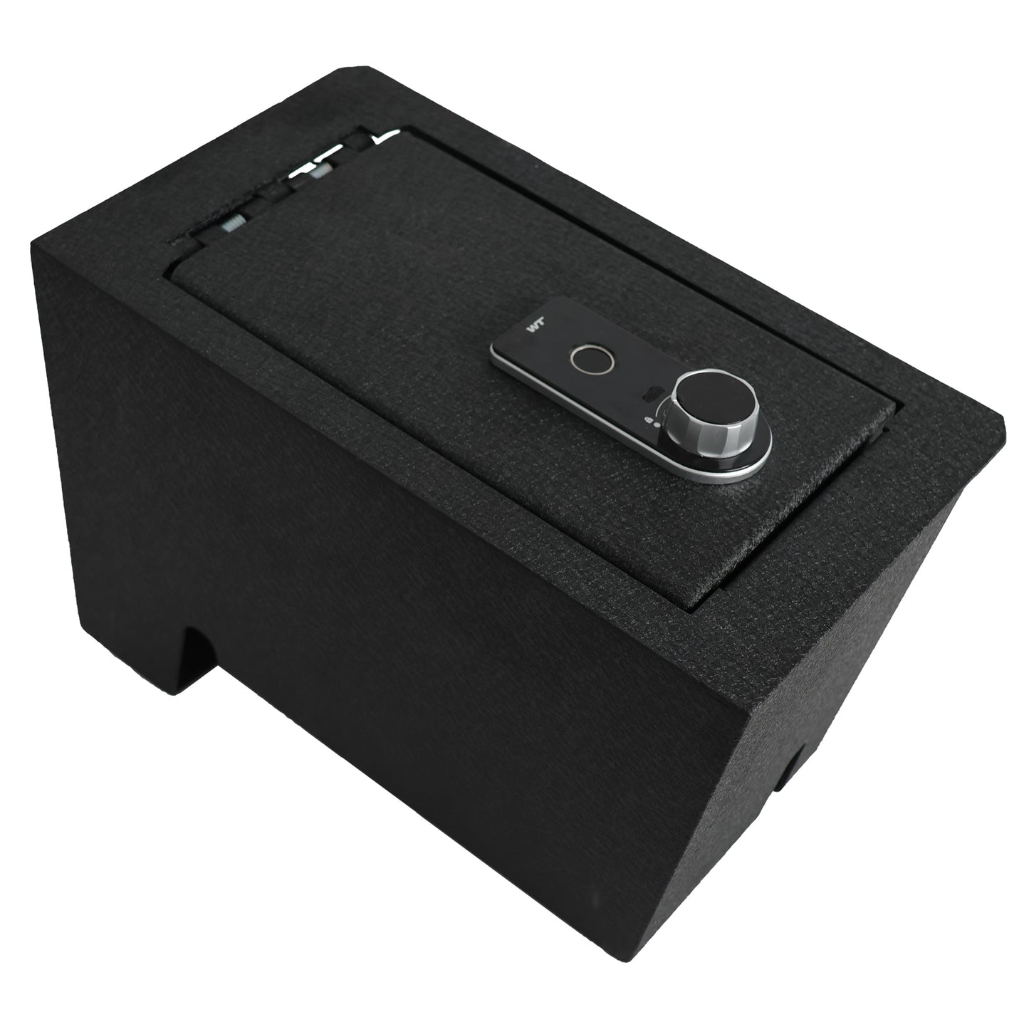 Center Console Safe Gun Safe for 2022-2024 Toyota Tundra and 2023-2024 Toyota Sequoia,Fingerprint Lock with Backup Key.