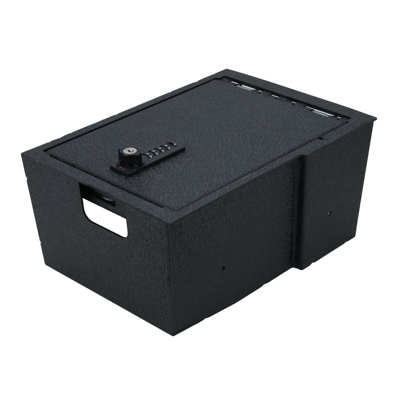 Console Safe | Lincoln Aviator 2019–26 | 4D Combo + Key
