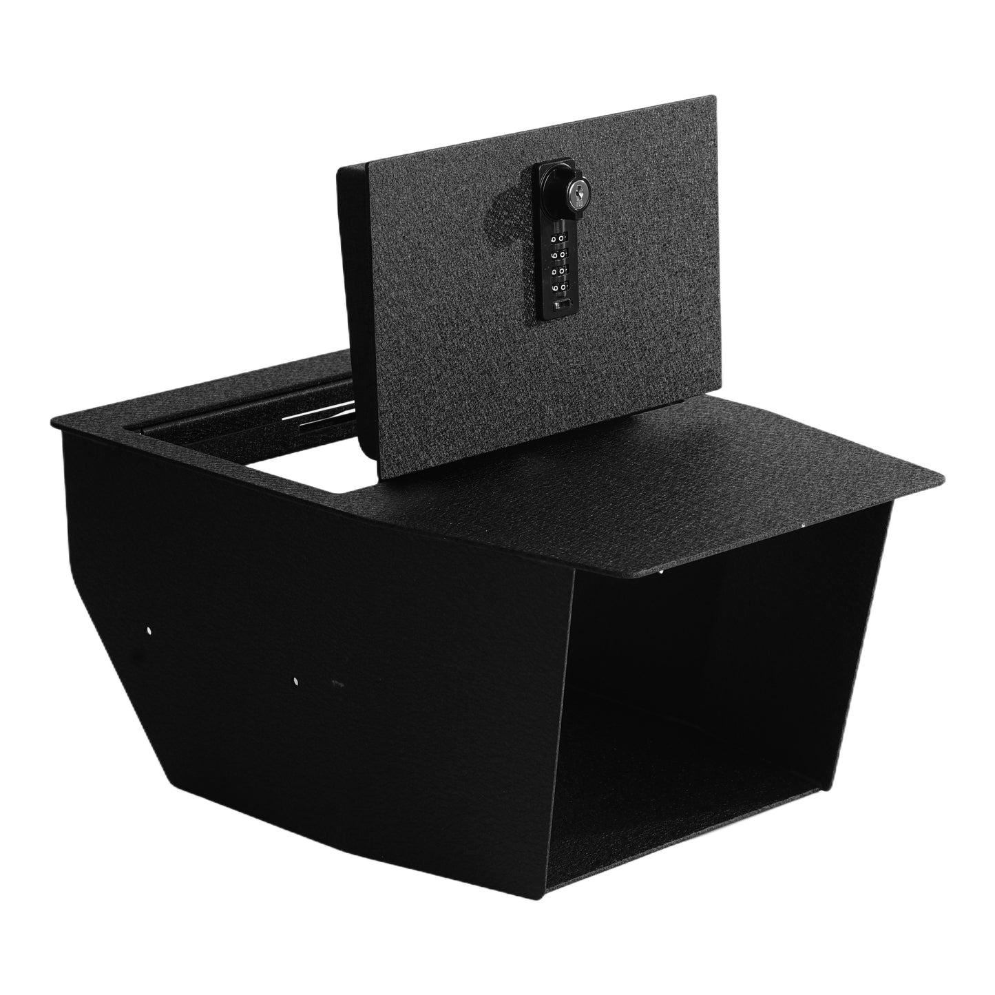 Pro Center Console Safe for 2025-2026 Ford Expedition, 4-Digit Combination Lock with Key