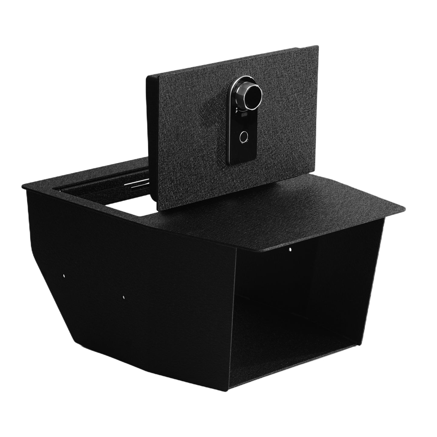 Pro Center Console Safe for 2025-2026 Ford Expedition, Fingerprint Lock with Key