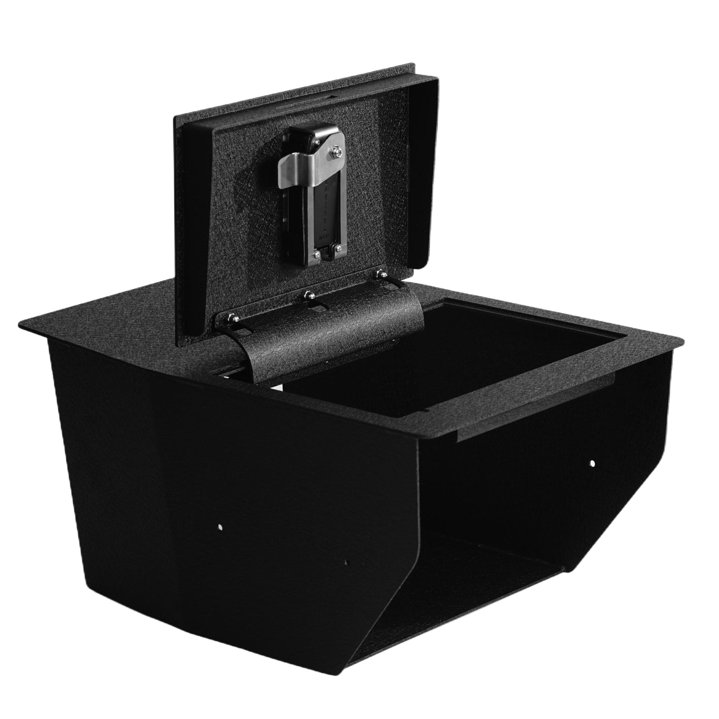 Pro Center Console Safe for 2025-2026 Ford Expedition, Fingerprint Lock with Key