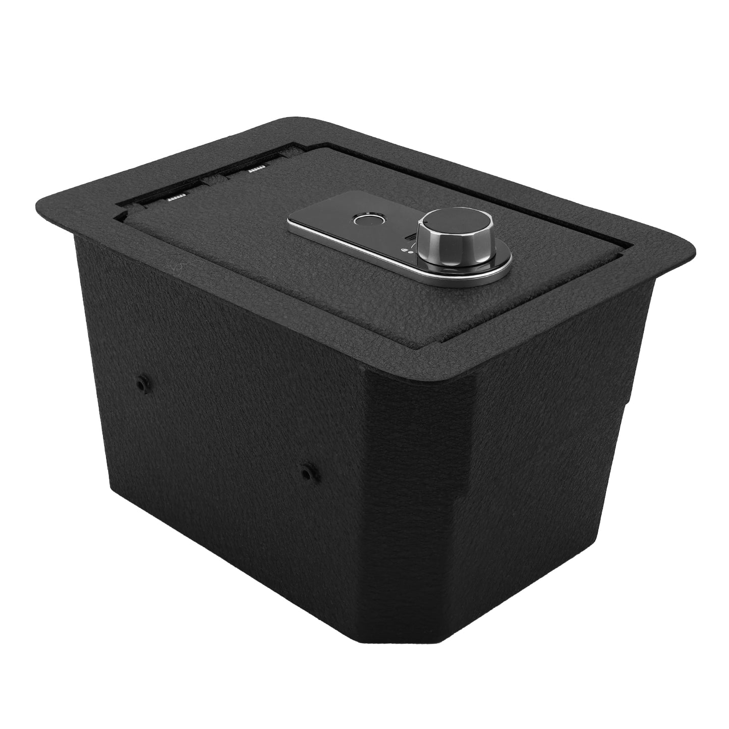 Center Console Safe for 2024-2026 Hyundai Santa Fe, Fingerprint Lock with Key