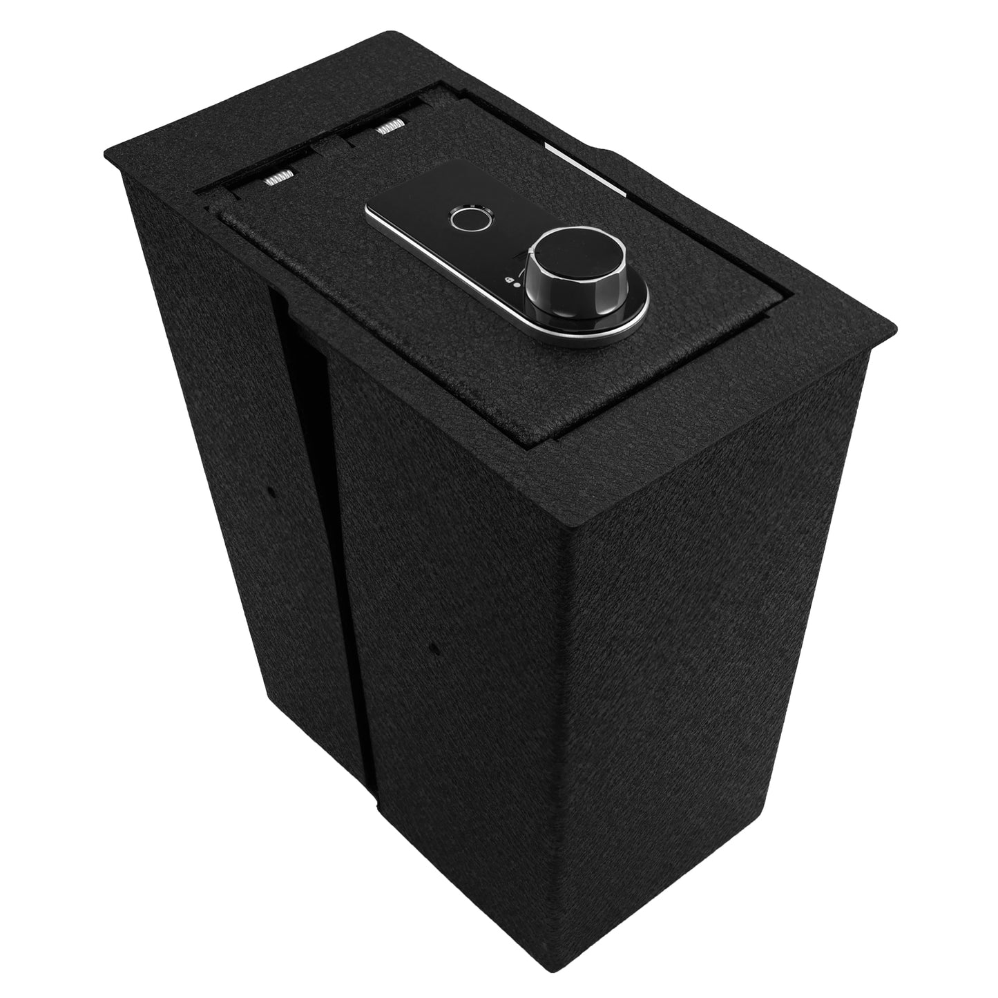 Center Console Gun Safe for 2025-2026 Chevrolet Equinox, Fingerprint Lock with Key