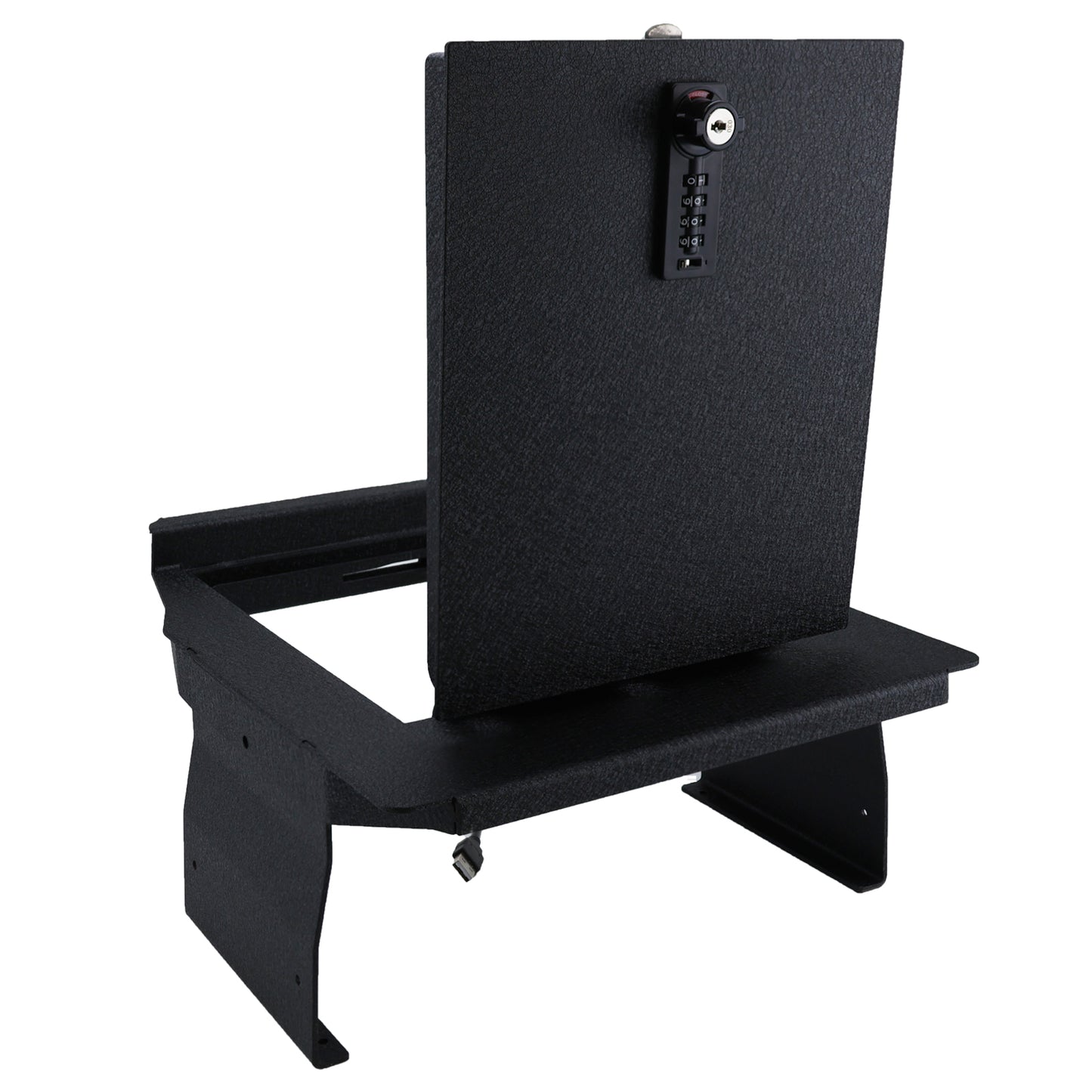 Pro Center Console Safe Gun Safe for 2021-2024 Ford F-150 and 2021-2024 Ford F-150 Lightning,4-Digit Combination Lock with Key