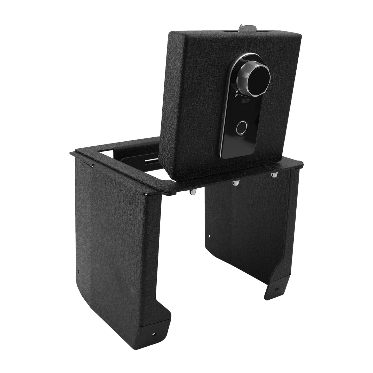 Center Console Gun Safe for 2025-2026 Ford Bronco [4 Door Automatic Transmission], Fingerprint Lock with Key