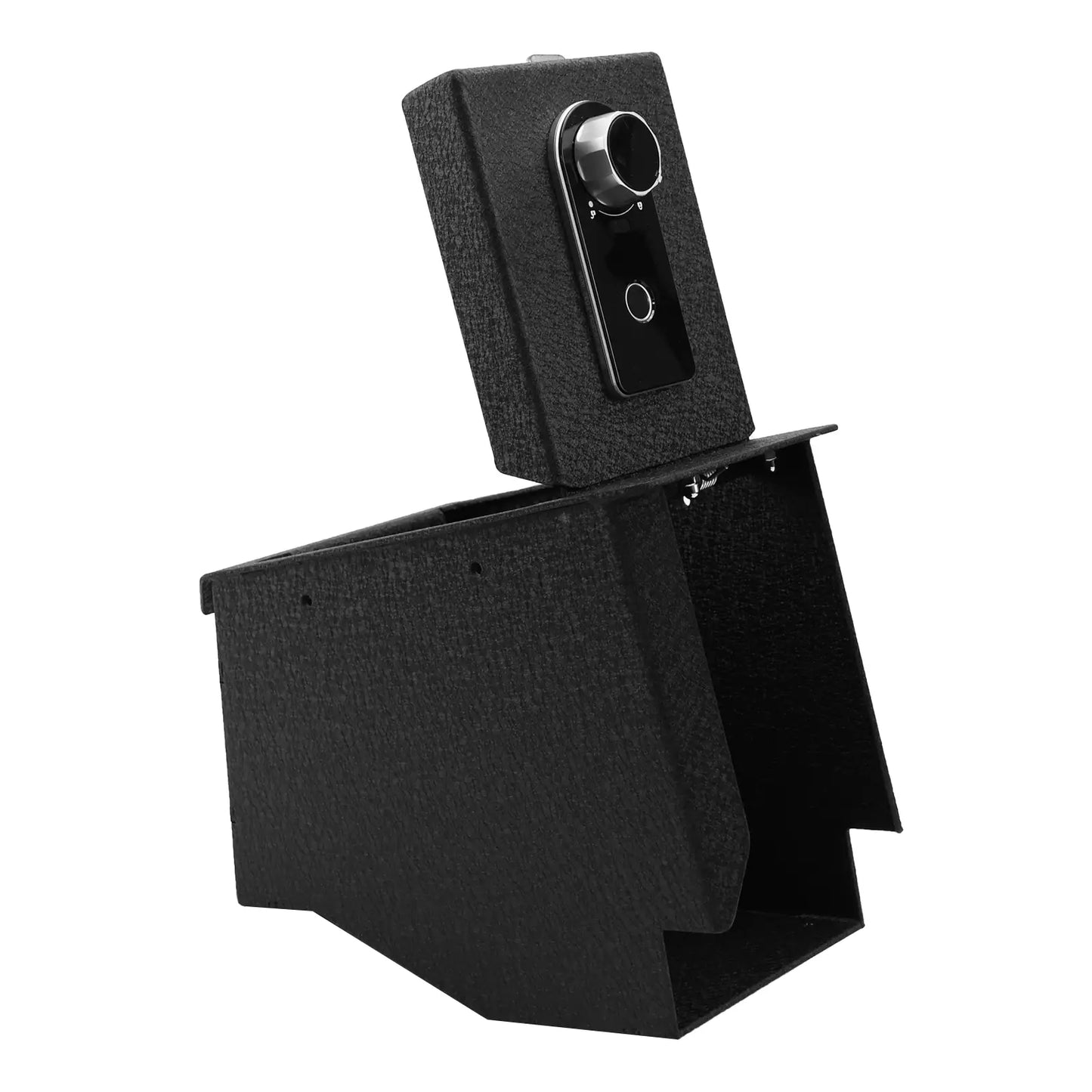 Center Console Safe for 2019-2026 Volvo XC40, Fingerprint Lock with Key