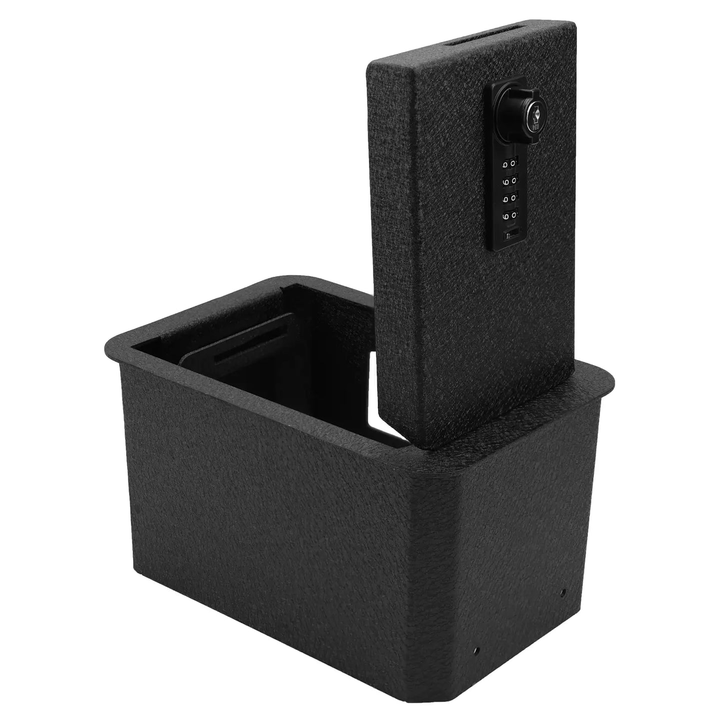Center Console Safe for 2025-2026 Infiniti QX80, 4-Digit Combination Lock with Key