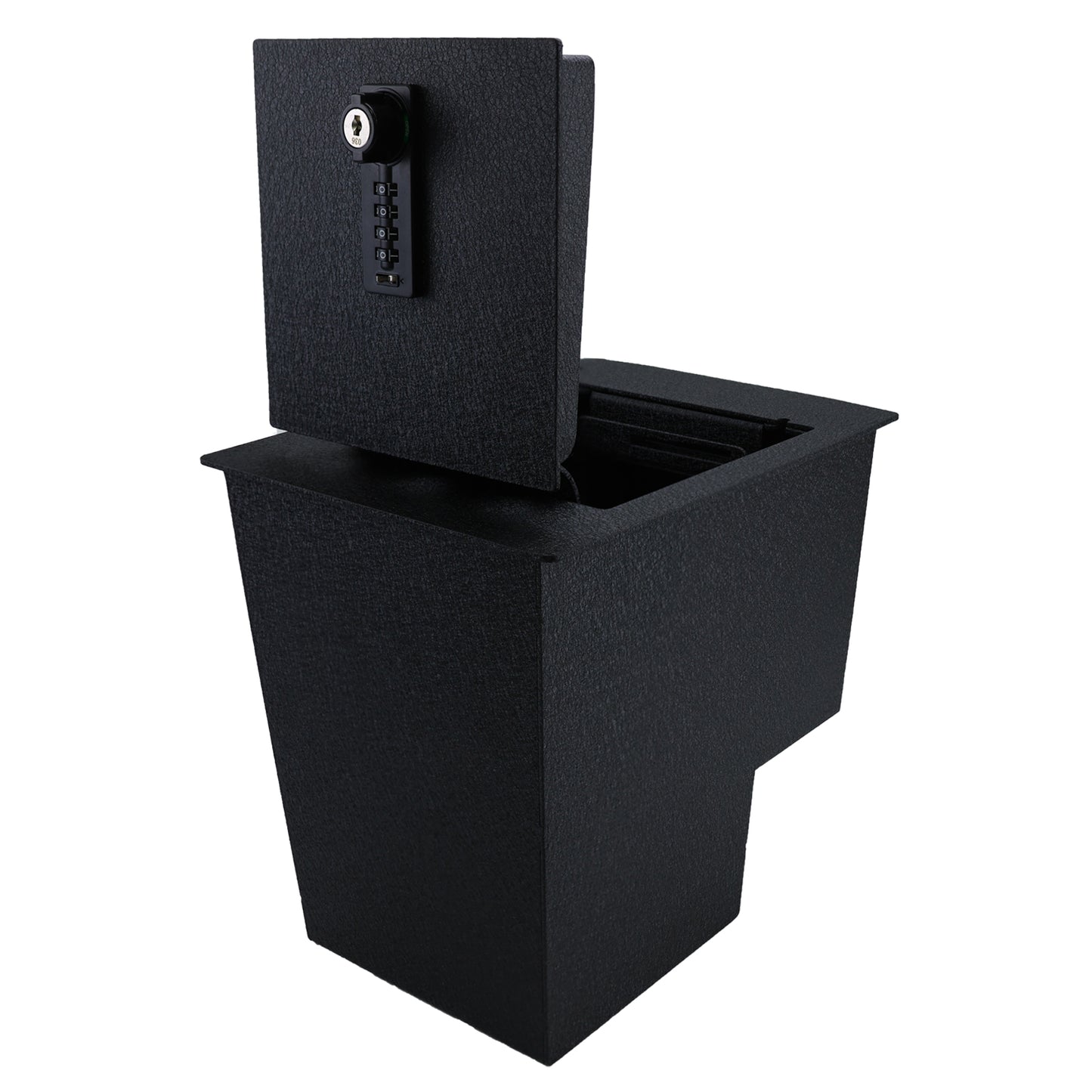 Pro Center Console Safe Gun Safe for 2010-2024 Toyota 4runner, 4-Digit Combination Lock with Key