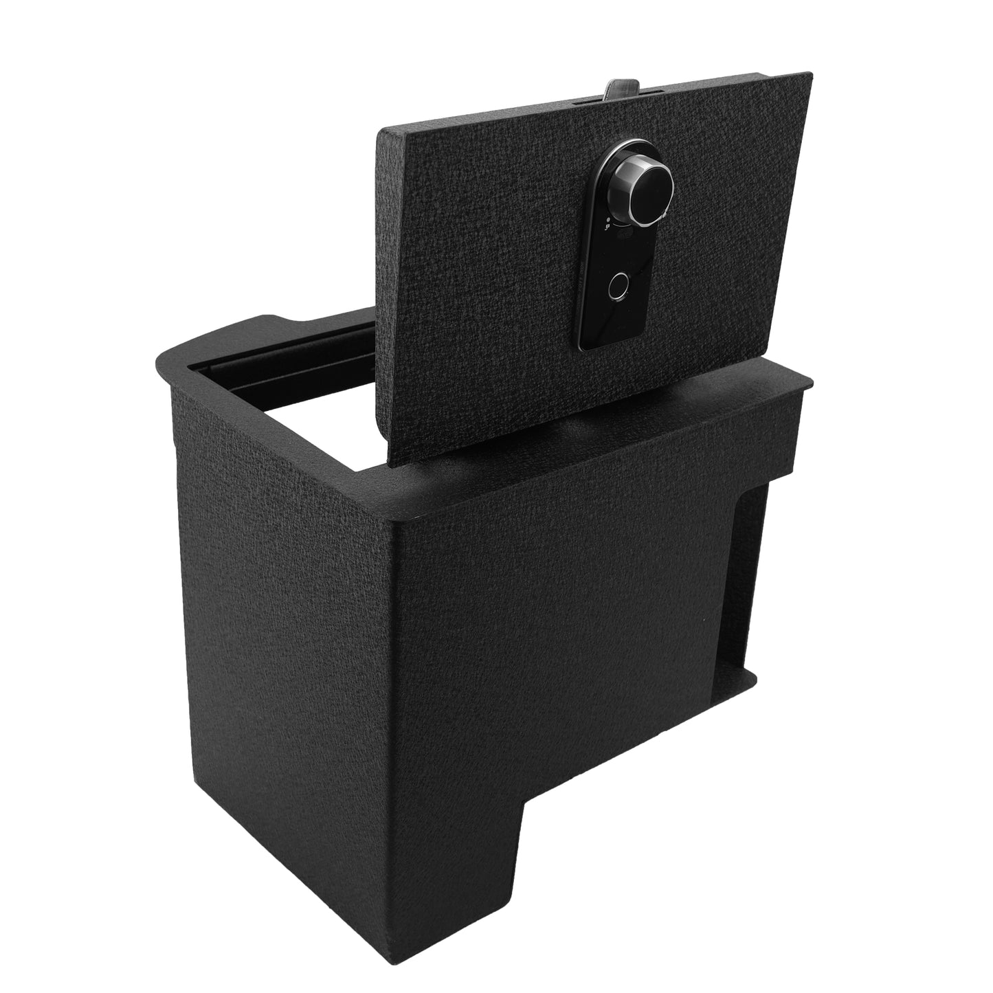 Pro Center Console Safe Gun Safe for 2007-2013 Chevrolet Silverado 1500, Fingerprint Lock with Key