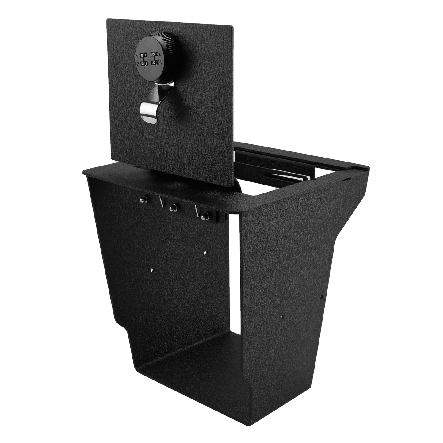 Center Console Gun Safe for 2022-2025 Nissan Frontier, 4-Digit Combo Lock