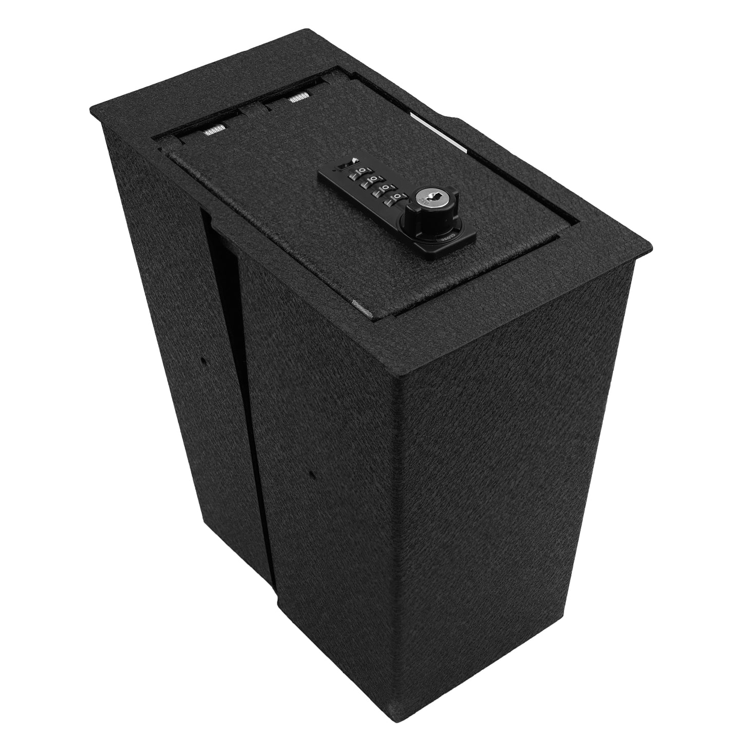 Center Console Gun Safe for 2025-2026 Chevrolet Equinox, 4-Digit Combination Lock with Key