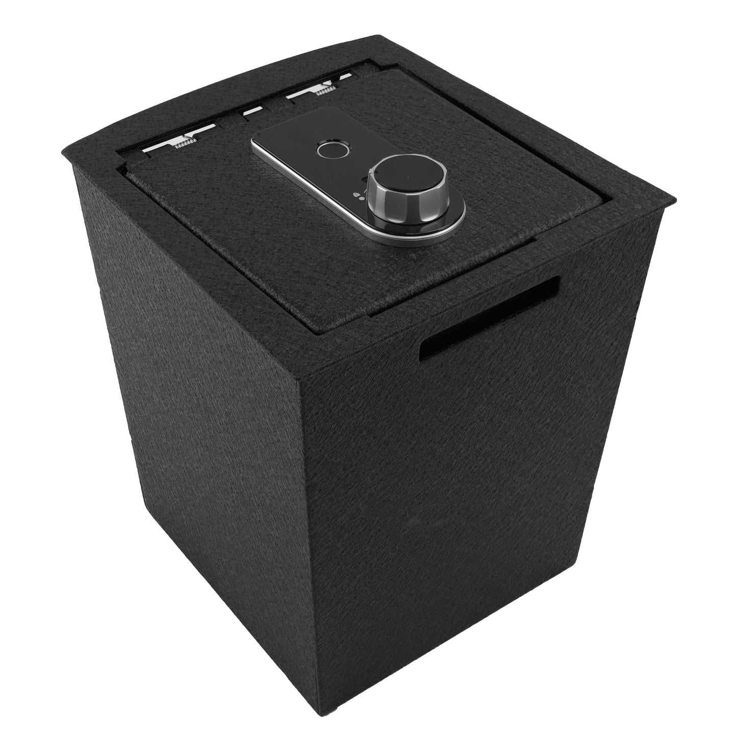 Center Console Gun Safe for 2025 Hyundai Tucson, Fingerprint Lock with Key