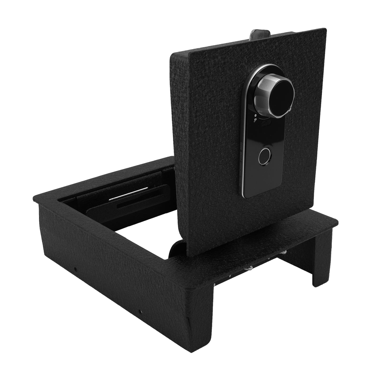 Pro Center Console Safe Gun Safe for 2023-2026 Lexus TX, Fingerprint Lock with Key